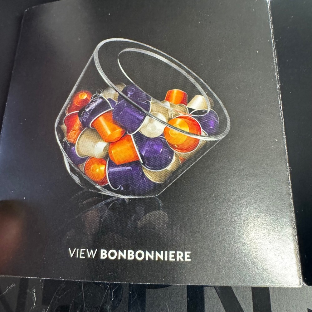 Nespresso View Bonbonniere Capsule Dispenser Clear Coffee Pod Holder 3417